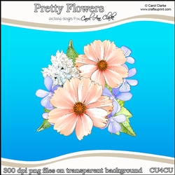 Pretty Flowers - CU4CU Digital Clip Art Set