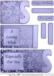 Sis Elegant Metallic Book Sheet