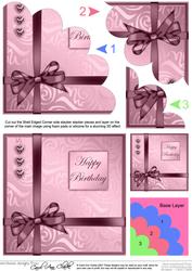 Elegant Flourish Quick Card Shell Edged Corner Side Stacker