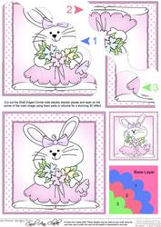 Little Bunny Shell Edged Corner Side Stacker