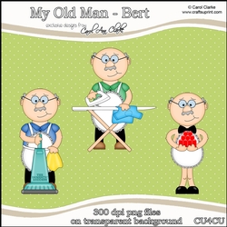 My Old Man Bert! - CU4CU Digital Clip Art Set