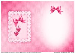 Greetings, Lace and Pearls Matching Insert A5 Portrait