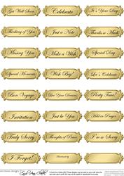 A 2nd Set of Metallic Everyday Mixed Greetings Text Plates