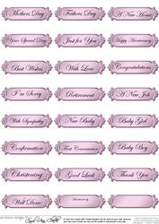 Metallic Everyday Mixed Greetings Text Plates