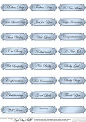 Metallic Everyday Mixed Greetings Text Plates