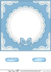 8 x 8 Pearls and Lace Card Front