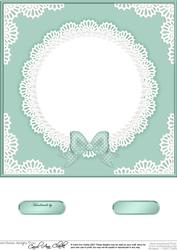 8 x 8 Pearls and Lace Card Front