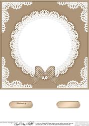 8 x 8 Pearls and Lace Card Front