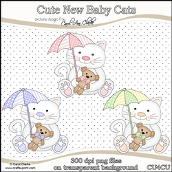 Cute Baby Cats - CU4CU Digital Clip Art Set