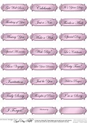 A 2nd Set of Metallic Everyday Mixed Greetings Text Plates