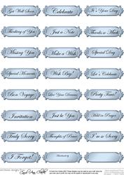 A 2nd Set of Metallic Everyday Mixed Greetings Text Plates
