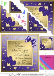 Brother Anniversary Scallop Corner Side Stacker Topper