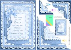 A5 Special Person Birthday Scalloped Corner Side Stacker