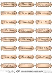 Metallic Everyday Mixed Greetings Text Plates