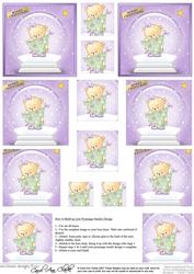 Rosie's Xmas Tree Snowglobe Pyramage Sheet