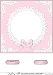 8 x 8 Pearls and Lace Card Front