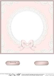 8 x 8 Pearls and Lace Card Front