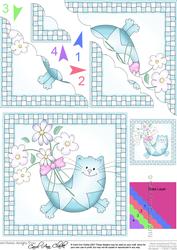 Cute Cat - Scalloped Corner Stacker