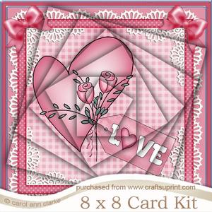 8 x 8 Love Heart Kit with Twisted Pyramage