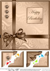 8 x 8 Elegant Flourish Scalloped Corner Topper
