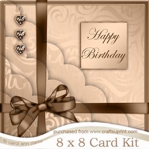8 x 8 Elegant Flourish Kit with Scalloped Corners
