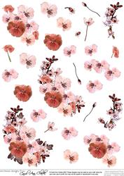 Spring Flowers 3D Decoupage Sheet