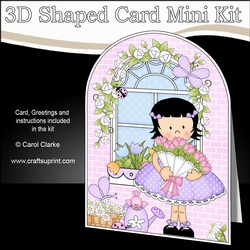 cup1225417_359 - 3D Shaped Card Kit - Country Cottage Girlz Suzi