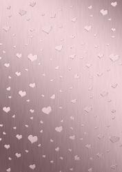 Metallic Romantic Hearts Matching Backing Paper Kit