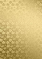 Metallic Flowers Matching Backing Paper