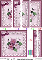 Pretty Viola Scallop Edge Side Stacker