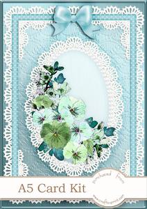A5 Spring Flowers and Lace Kit with 3D Decoupage