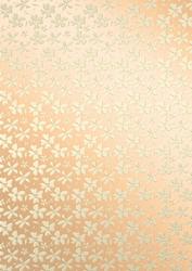 Gold Metallic Flowers Matching Vellum