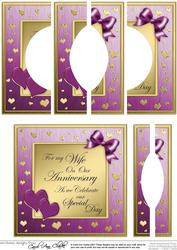Elegant Romantic Anniversary Wife Circular Side Stacker