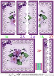 Pretty Viola Scallop Edge Side Stacker