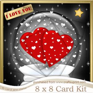 8 x 8 Love Globe Twisted Tunnel Card Kit