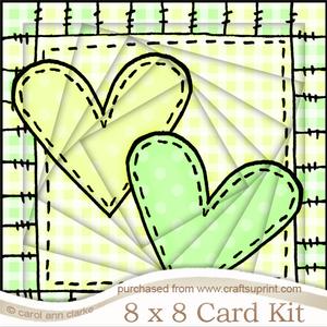 8 x 8 Baby Love Twisted Tunnel Card Kit