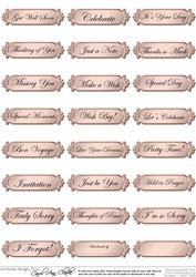 A 2nd Set of Metallic Everyday Mixed Greetings Text Plates
