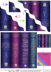 Christmas Books - Wavey Corner Stacker