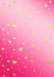 Metallic Romantic Hearts Matching Backing Paper Kit