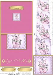 Princess Piggywig Easy Over the Edge Card N Spiral Pyramid