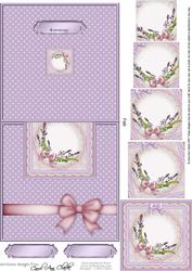 Bluebells Easy Over the Edge Card N Spiral Pyramid