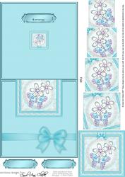 Fluttery Butterfly Easy Over the Edge Card N Spiral Pyramid