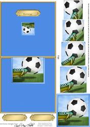 Football Easy Over the Edge Card N Spiral Pyramid