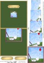 Golf Easy Over the Edge Card N Spiral Pyramid