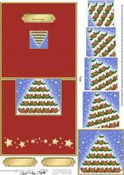 Xmas Pudding Tree Easy Over the Edge N Spiral Pyramidl