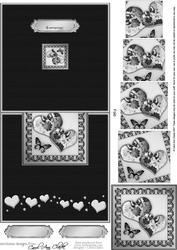 Elegant Romance Easy Over the Edge Card N Spiral Pyramid