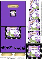 Time for Tea Easy Over the Edge Card N Spiral Pyramid