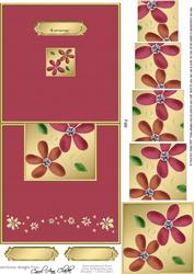 Daisy Daisy Easy Over the Edge Card N Spiral Pyramid