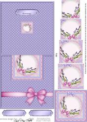 Bluebells Easy Over the Edge Card N Spiral Pyramid