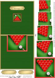 Snooker Easy Over the Edge Card N Spiral Pyramid
